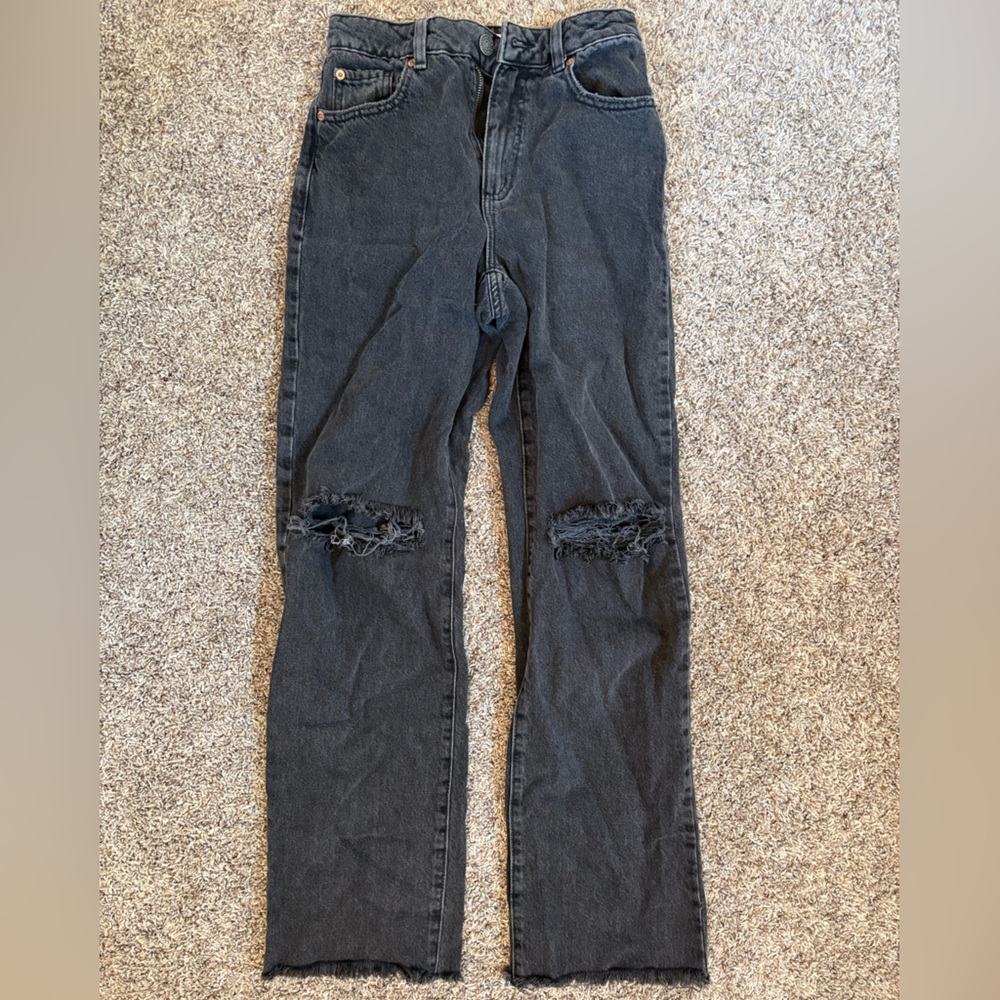 🖤 GARAGE BLACK ’90s STRAIGHT JEANS 🖤